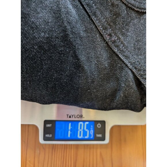 Madewell Womens Oversized Jean Jacket Medium Black Lunar Trucker 100% Cotton - Picture 8 of 8